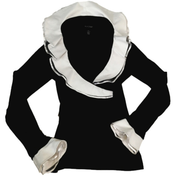 White House Black Market Tops - White House Black Market Portrait Collar Knit Top